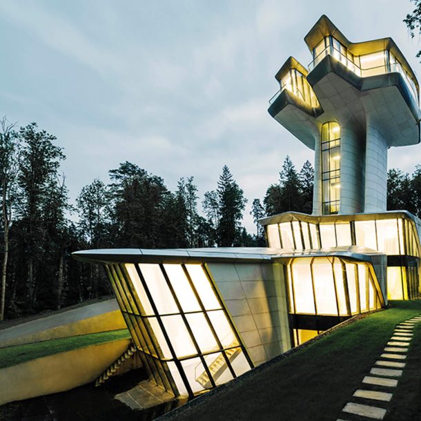 DesignSpeak Asia Futuristic Hillside Homes