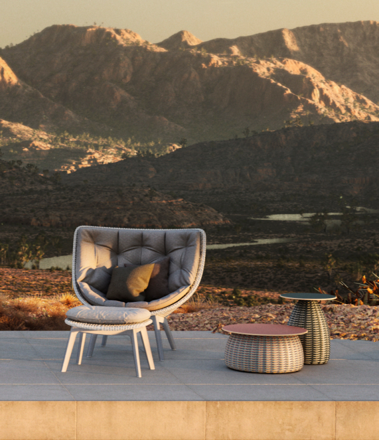 Designspeak Outdoor Glam Part 4 PORCINI, DEDON